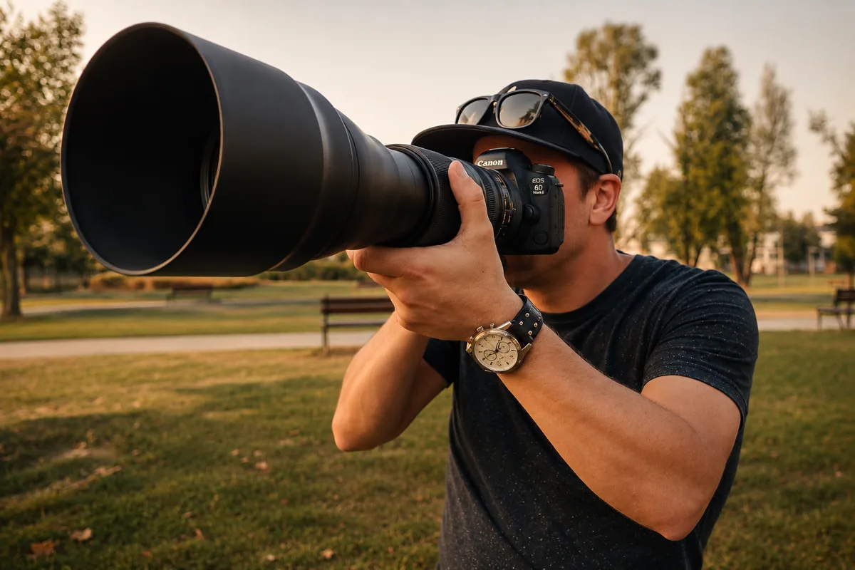 Pavol Teslík pri fotografovaní športu s teleobjektívom